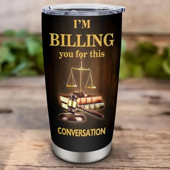 TUMBER STAINLESS STEEL 20z " I'M BILLING" - Picture 5 of 5